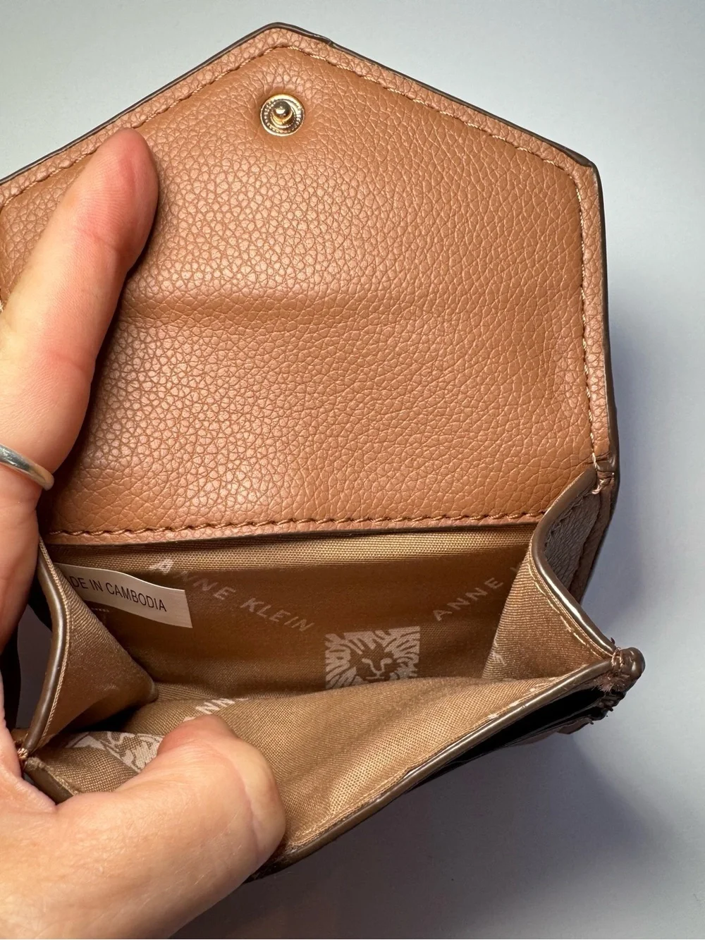 Anne Klein Boxed Envelope Card Case Coin Purse